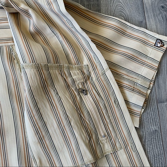 Kuhl Short Sleeve Button Up Striped Shirt - Picture 6 of 9
